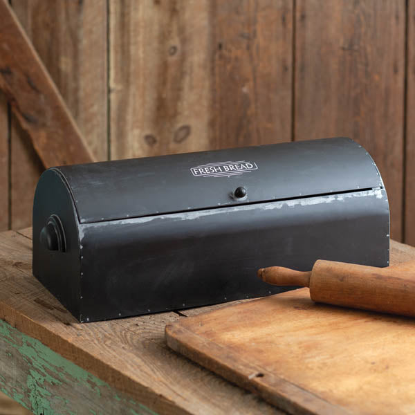 Vintage Bread Box - black