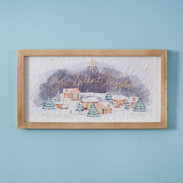 Oh Silent Night Framed Art