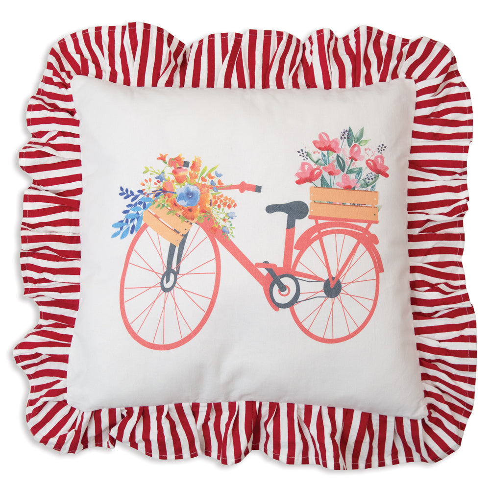 Bicycle Throw Pillow