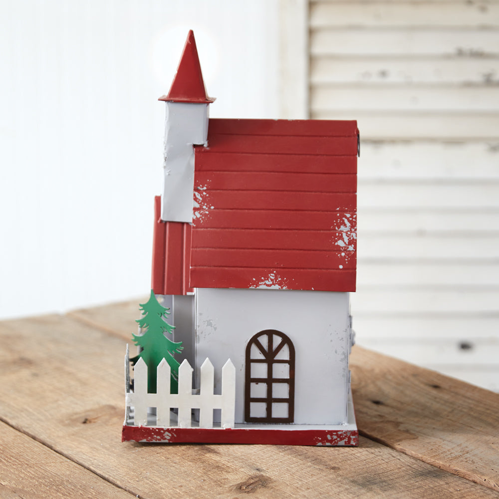 Christmas Chapel Birdhouse