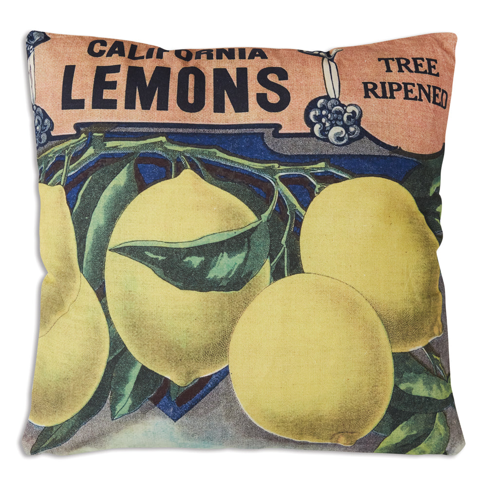 Lemons Throw Pillow