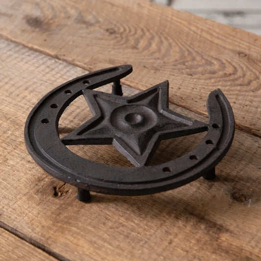 Western Cast Iron Horseshoe Trivet